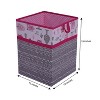 Bacati - Owls Pink/Gray Girls Collapsible Laundry Hamper - 4 of 4