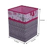 Bacati - Owls Pink/Gray Girls Collapsible Laundry Hamper - image 4 of 4