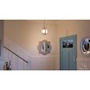 Urban Ambiance Luxury Art Deco Deco Pendant Light,  12.75"H x 8.75"W,  Brushed Nickel Finish, UHP2090 - 2 of 4