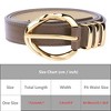 INSPIRE CHIC Women's Fashion PU Leather Skinny Thin Belts with Gold Buckle 1 Pc - 4 of 4