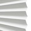 36"x72" Lumi Home Furnishings Light Filtering Pleated Paper Window Shade White: Cordless Self-Adhesive Indoor Blinds - 3 of 4