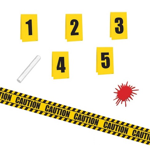 Halloween Crime Scene Decorating Kit Target