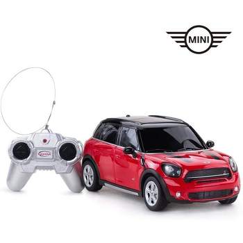 Link Ready! Set! Play!1/24 Mini Cooper Remote Control Car, Electric Mini Toy Vehicle - Red