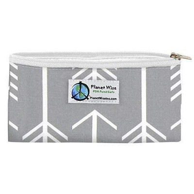 Planet Wise Reusable Zipper Snack Bag - Aim Twill, Gray