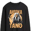 Men's - Star Wars - Ahsoka Tano Star Map Long Sleeve Graphic T-Shirt - 2 of 4