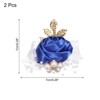 Unique Bargains Decorative Wedding Prom Party Artificial Rose Wrist Corsages 2.76" - 2 of 3