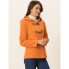INSPIRE CHIC Women's Casual Winter Outwear Hooded Button Toggle Duffle Coat - 2 of 4