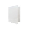 JAM Paper Laminated Glossy 2 Pocket Presentation Folders White 100/Box 385GWHB - 4 of 4