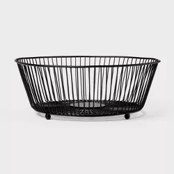 Iron Wire Fruit Basket Black - Threshold™