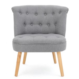 Cicely Tufted Accent Chair - Gray - Christopher Knight Home
