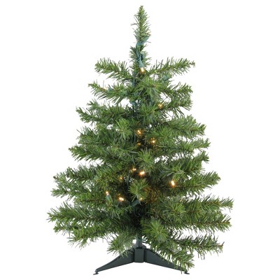 Northlight 2' Prelit Artificial Christmas Tree Canadian Pine - Clear LED Lights