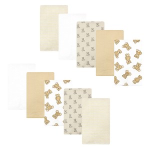 Luvable Friends Hudson Baby Flannel Burp Cloths 10pk Set - 1 of 2