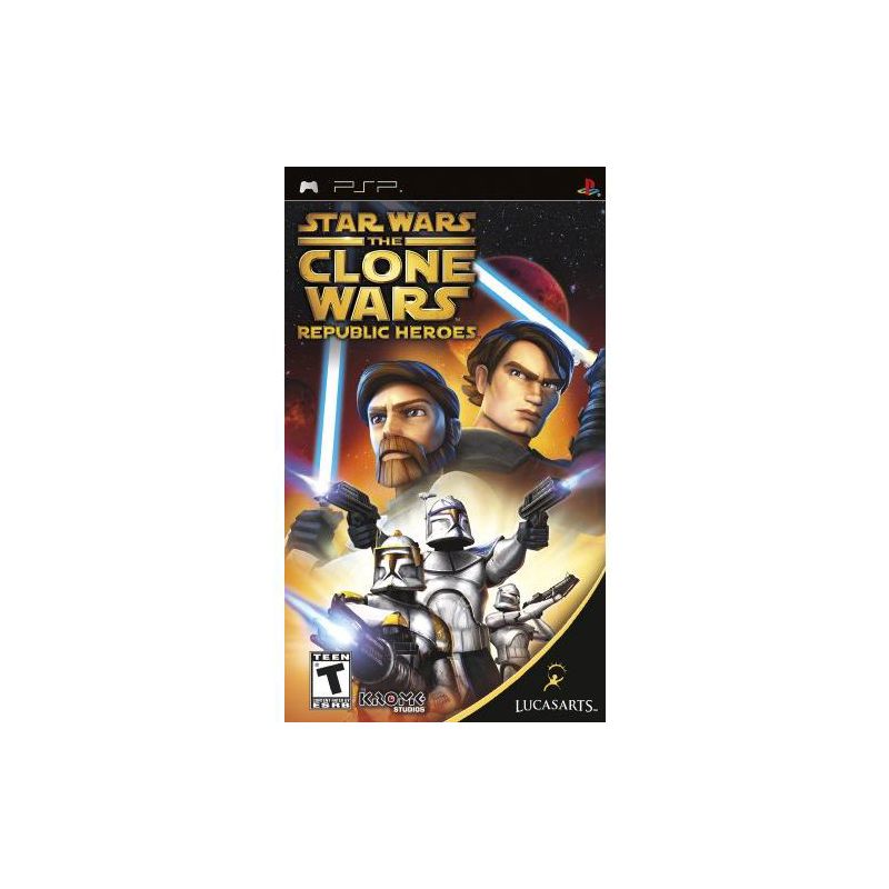Star Wars the Clone Wars: Republic Heroes - Sony PSP, 1 of 2