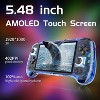 Voacle RG556 Retro Handheld Game Console, Android 13 System Unisoc T820 Processor 5.48 Touch Inch AMOLED screen NO Game Card (Blue-new) - 3 of 4