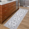 Boho Rustic Area Rugs for Living Room Washable Rug Floral Bedroom Decor Rug - 2 of 4