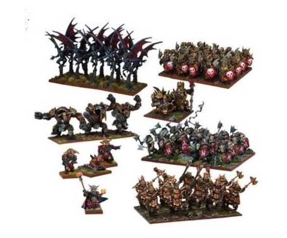 Abyssal Dwarf Mega Army Miniatures Box Set