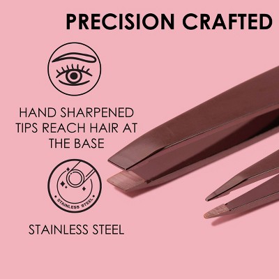 Japonesque Slant & Point Tweezer - Thumbnail 4