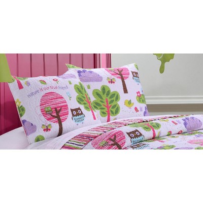 Greenland Home Fashion Woodland Girl Multi Sham Standard