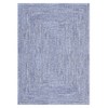 Area Rugs for Living Room Soft Faux Wool Modern Braided Print Rug Washable Rug Low Pile Non-Slip Carpet - 3 of 4