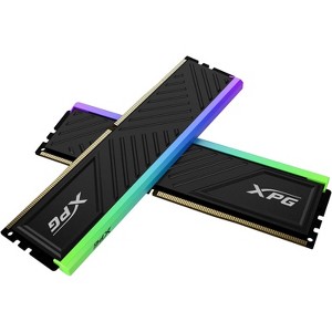XPG SPECTRIX D35G RGB DDR4 3200MHz CL16 16GB (2x8GB) PC4-25600 RAM 288-Pins UDIMM Desktop Memory Kit Black Heatsink (AX4U32008G16A-DTBKD35G) - 1 of 4