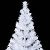 Aghana Digitals Pre-Lit 47.2in White PVC Artificial Christmas Tree with Warm White LEDs, Cone - 4 of 4