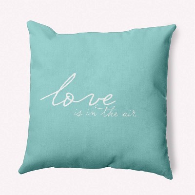 16"x16" 'Love in the Air' Valentines Square Throw Pillow - e by design