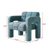 31"Wide Accent Chair Mid-Century Modern Boucle Armchair Upholstered Side Arm Chair Single Sofa Lounge Seat For Living Room,Bedroom-Cuddlewood - 4 of 4