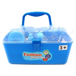 Medical Box Doctor Nurse Medical Kit Playset (Blue) - 1 of 4
