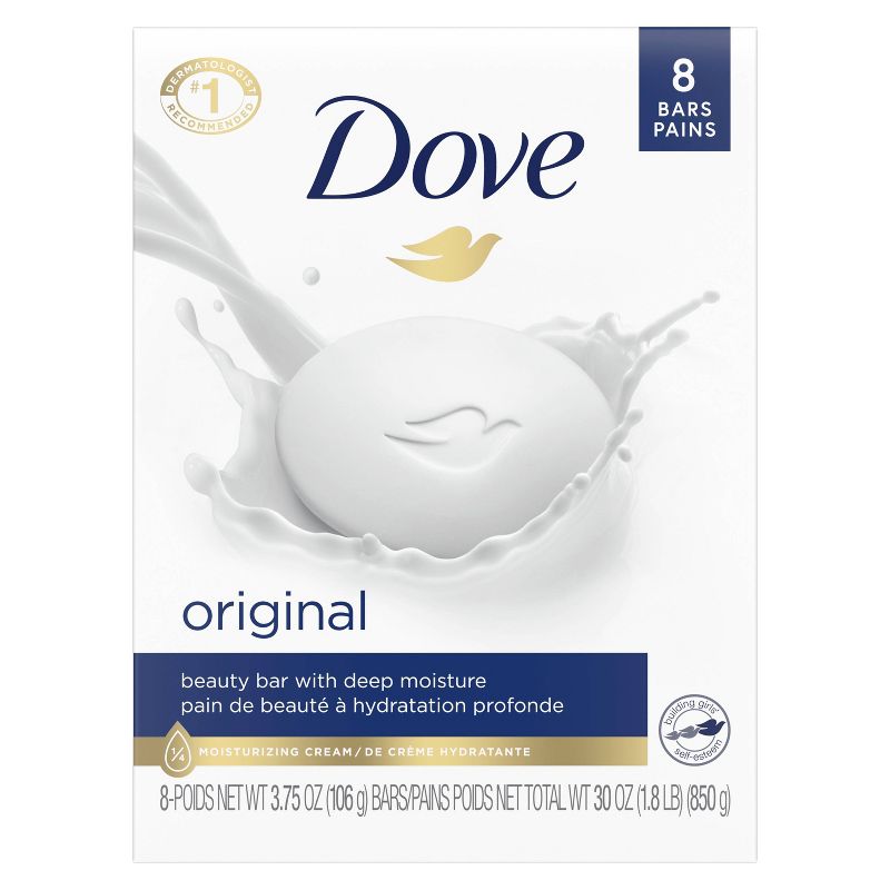 Dove Beauty White Moisturizing Beauty Bar Soap, 3 of 14