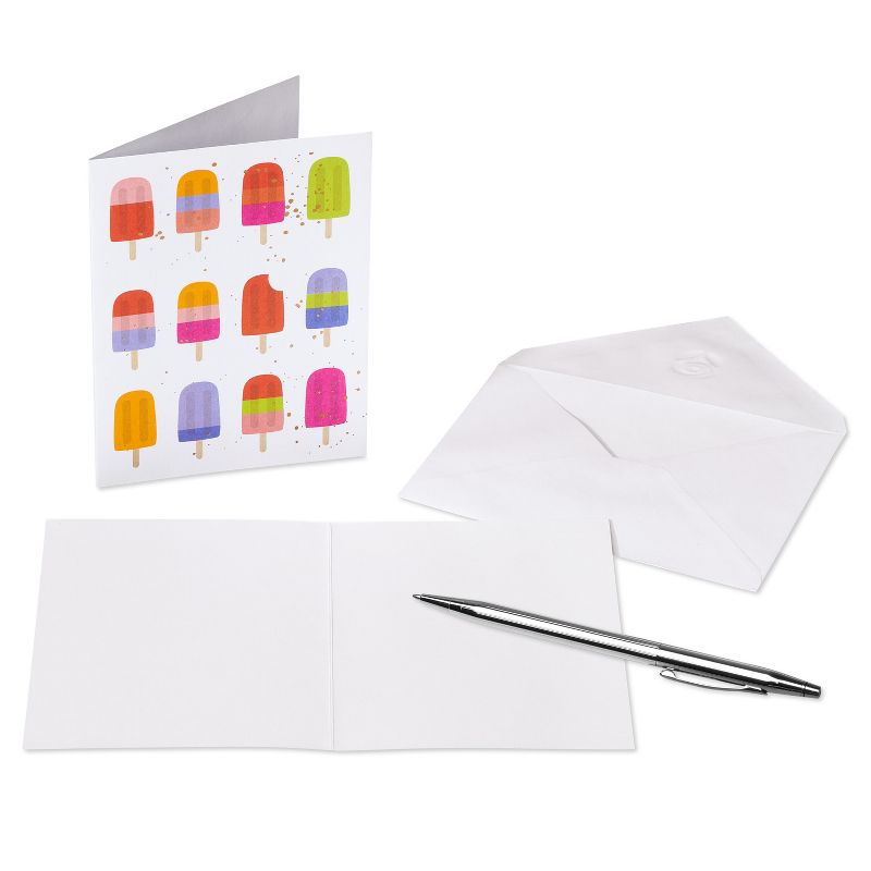 10ct Blank All Occasion Cards Popsicles, 3 of 7