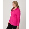 Hanes Women's Slub Jersey Full Zip Hoodie - 2 of 4