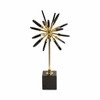 Decorative Crystal Starburst Statue with Base for Home Decor - Stylish Sculpture Accent for Office, Shelf, and Living Room Decor - 2 of 4