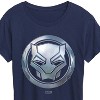 Women's - Marvel - Black Panther Circle Logo Short Sleeve Graphic T-Shirt - 2 of 4