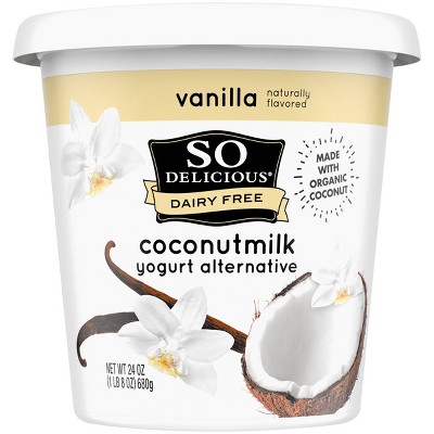 So Delicious Dairy Free Vanilla Coconut Milk Yogurt - 24oz