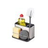 Joseph Joseph Surface Stainless-steel Sink Area Organizer - Gray: Kitchen Sink Caddy & Sponge Holder, Hand Wash - 3 of 4