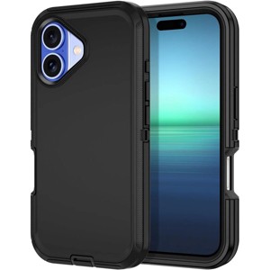 Entronix Case Compatible with iPhone 16 - Triple-Layer Heavy Duty Protection - 1 of 4
