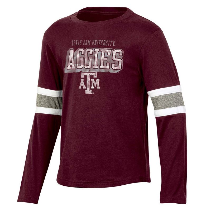 NCAA Texas A&#38;M Aggies Boys&#39; Long Sleeve T-Shirt, 1 of 4