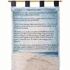 Manual Woodworkers and Weavers Footprints in the Sand Spanish Wall Art, 26x36 Inches, Woven Cotton Tapestry for Indoor Decor - 2 of 3