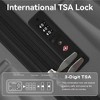 Luggage Sets ABS Hardshell 3pcs Luggage, Lightweight Durable Suitcase sets Spinner Wheels Suitcase with TSA Lock 20''24''28''?Available(Grey Ash) - 4 of 4