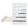 Sapphtopaz Space-Saving Bunk Bed for Teens/Adults, Simple Bed Frame with Trundle and Staircase for Bedroom, Kids Room - 4 of 4