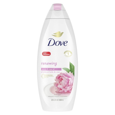 Dove Beauty Renewing Peony & Rose Oil Body Wash - 22 fl oz - image 1 of 4