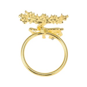 Unique Bargains Napkin Rings Animals Stainless Steel 1 Pc - 1 of 3