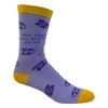 Crazy Dog T-Shirts Women's Yeah, That's Gonna Be A No For Me Socks Funny Lazy Introvert Graphic Novelty Footwear - image 3 of 4