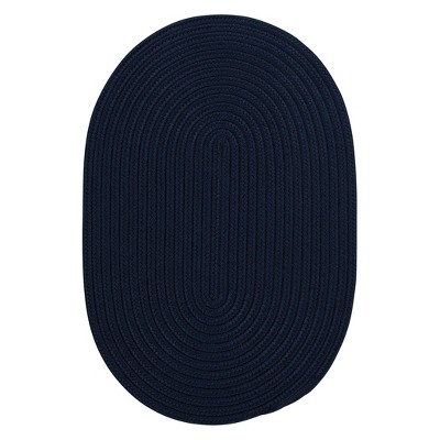 Colonial Mills Boca Raton - Navy 4 Ft x6 Ft Oval Rug Indoor/Outdoor 100% Polypropylene