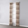Saturday Knight Ltd Aiden Woven Design Window Panel With 1.5" Rod Pocket - 52" x 84", Taupe - 4 of 4