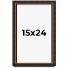 PosterPalooza | Modern Shadow Box 1" Depth Brown Picture Frame - UV Acrylic, Backing, Hanging Hardware - 2 of 4