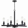 Craftmade Lighting Chicago 6 - Light Chandelier in  Flat Black - 4 of 4