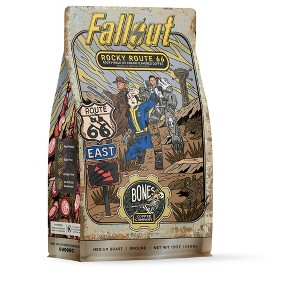 Bones Coffee Company Rocky Route 66, Rocky Road Flavor, Medium Roast 12 oz (Ground) - 1 of 4