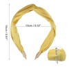 Unique Bargains Women's Fashion Faux Diamond Knitted Crossover Headband 5.91"x2.17" 1 Pc - 4 of 4
