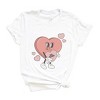 Simply Sage Market Women's Be Mine Heart Cartoon Short Sleeve Graphic Tee - 3 of 4